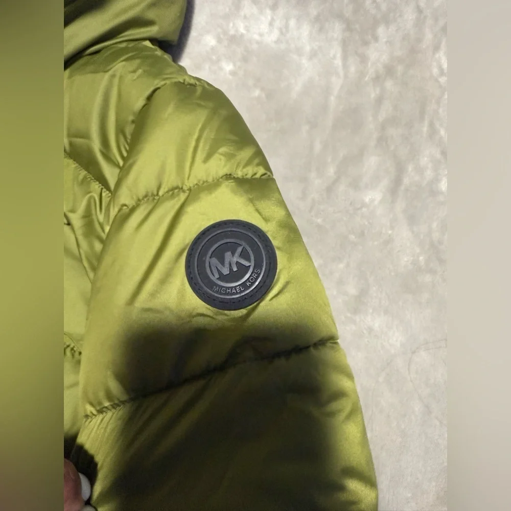 Michael Kors Olive Puffer Jacket